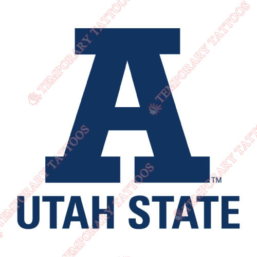 Utah State Aggies Customize Temporary Tattoos Stickers NO.6743